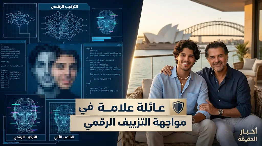 راغب علامة يحسم الجدل حول شائعة التبرؤ من ابنه لؤي بصور عائلية ورسائل دعم من سيدني