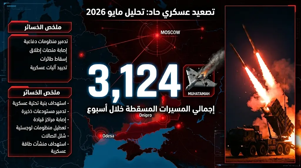 روسيا تعلن إسقاط 3124 مسيرة أوكرانية خلال أسبوع واحد وسط تحول جذري في استراتيجيات القتال الجوي بالعمق