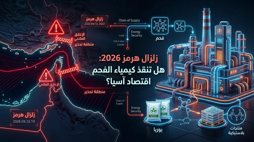 زلزال هرمز: كيف حولت الصين أزمة إغلاق الشريان الملاحي إلى فرصة عبر "كيمياء الفحم"؟