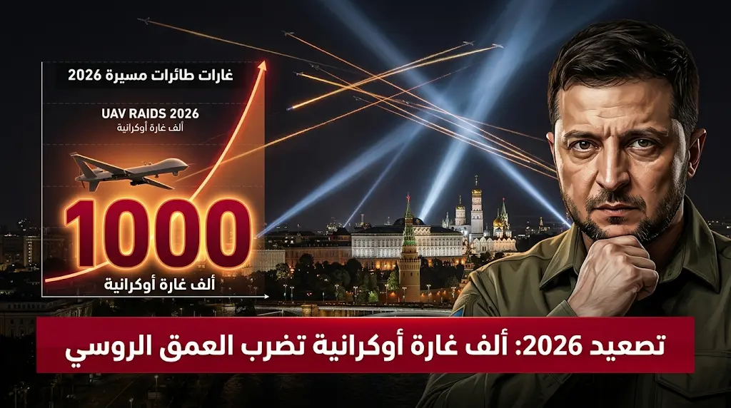 زيلينسكي يتبنى استهداف العمق الروسي بـ 1000 غارة بالمسيرات ويصفها بالرد المشروع