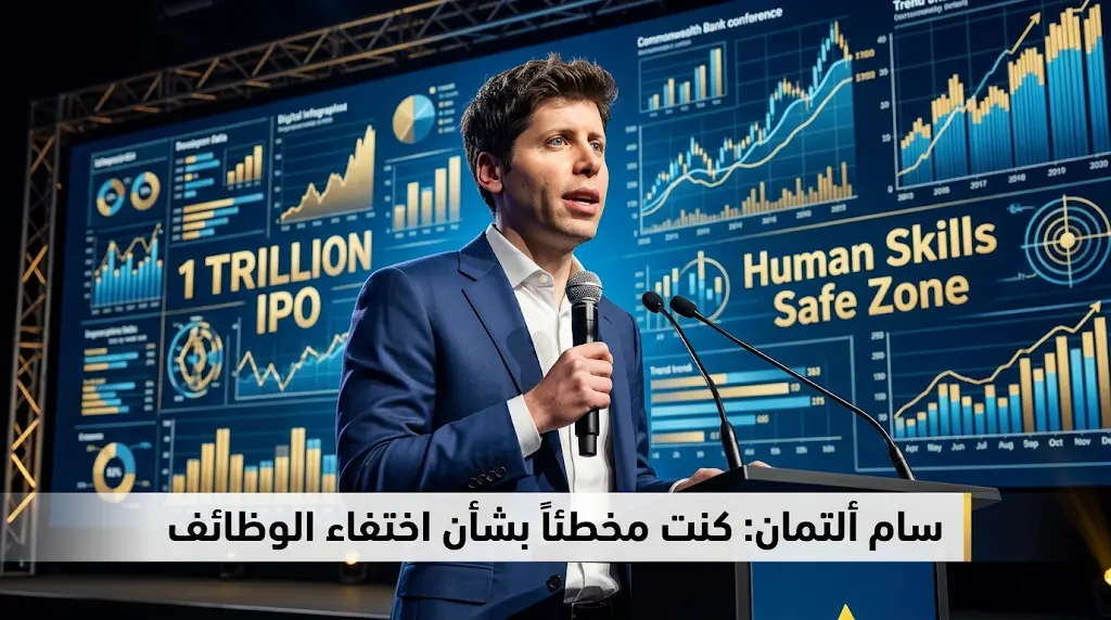 سام ألتمان يعترف بالخطأ في تقديراته السابقة ويؤكد أن مهارات الموظفين الإداريين لا تزال عصية على الاستبدال الكامل