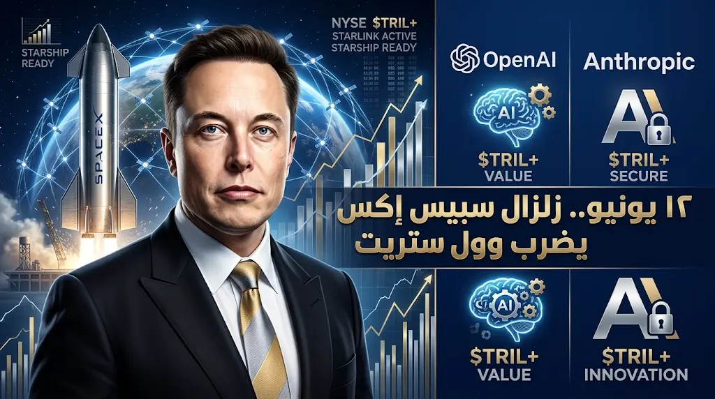 سبيس إكس تحدد 12 يونيو موعداً لبدء تداول أسهمها في بورصة ناسداك ضمن أضخم طرح تاريخي