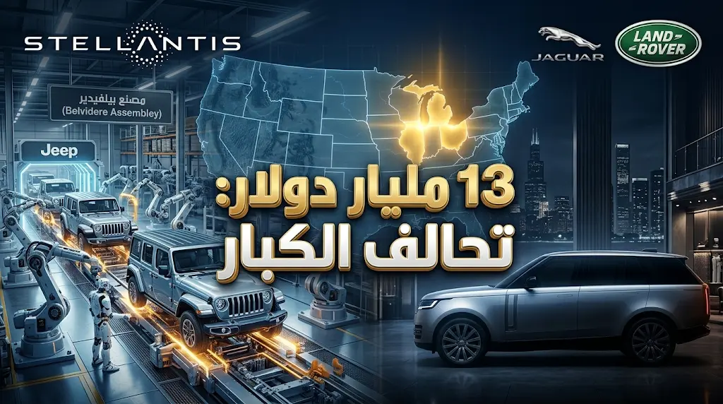 ستيلانتيس وجاكوار لاند روفر تطلقان استراتيجية بـ 13 مليار دولار لإنتاج 19 طرازاً جديداً في الولايات المتحدة