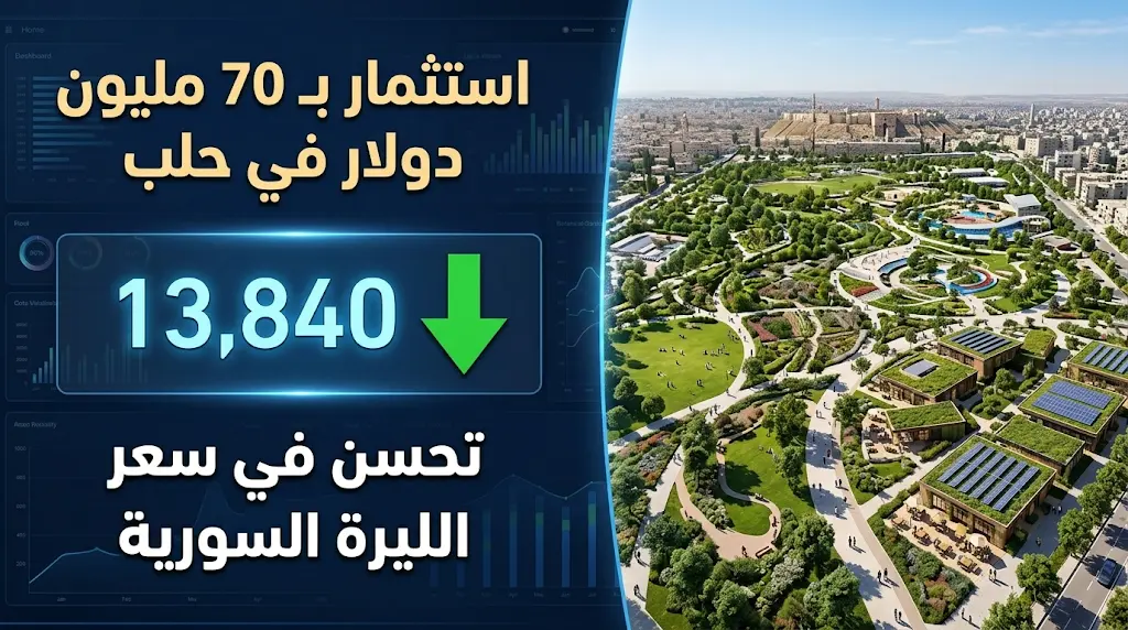سعر الدولار اليوم في سوريا الإثنين 25-5-2026 وتفاصيل مشروع الملحق الغربي في حلب