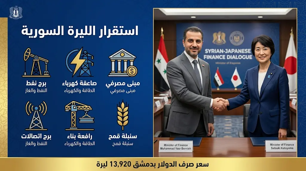 سعر الدولار اليوم في سوريا السبت 23-05-2026 وحزمة أدلة استثمارية أمريكية لدعم 6 قطاعات
