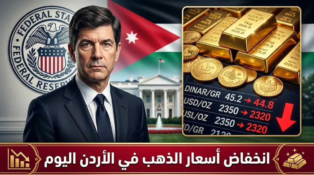 سعر الذهب اليوم في الأردن الجمعة 22-5-2026 بمحلات الصاغة
