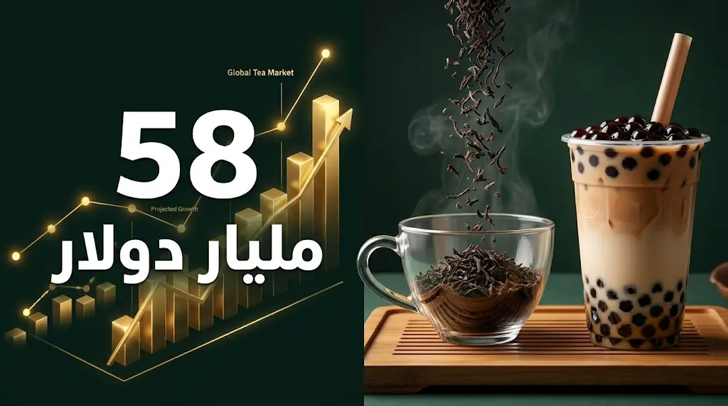 سوق الشاي الأسود يتجاوز 58 مليار دولار بحلول 2033 وتحول كبير نحو الأنواع الفاخرة والعضوية في السعودية