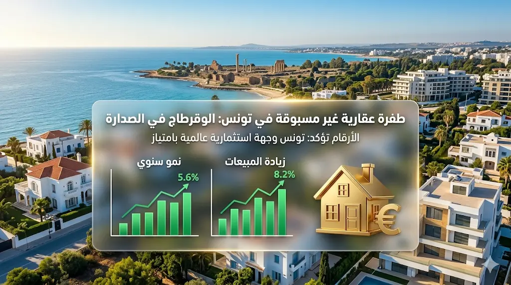 سوق العقارات في تونس يتصدر واجهة الاستثمارات المتوسطية في مايو 2026 رغم القفزة السعرية الأخيرة