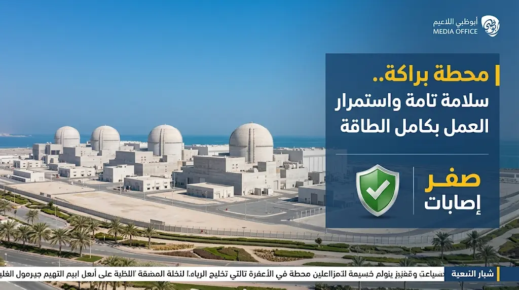 سيطرة كاملة على حريق بمولد خارج محطة براكة إثر استهداف بطائرة مسيرة دون وقوع إصابات