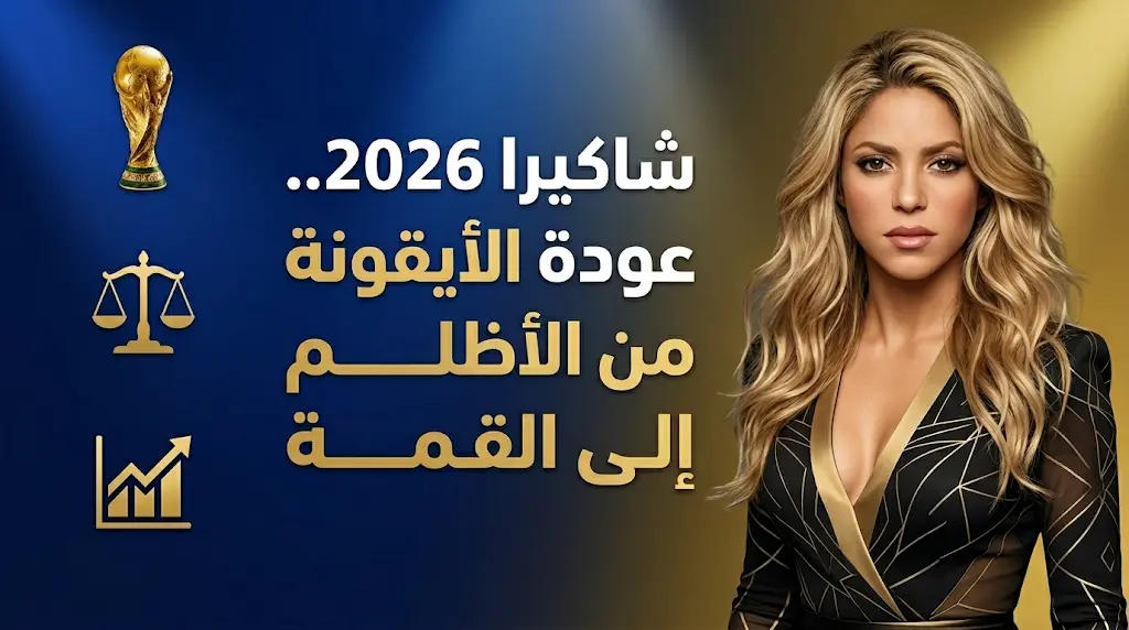شاكيرا تطلق أغنية كأس العالم 2026 وتعلن إسقاط تهم الاحتيال الضريبي عنها رسمياً