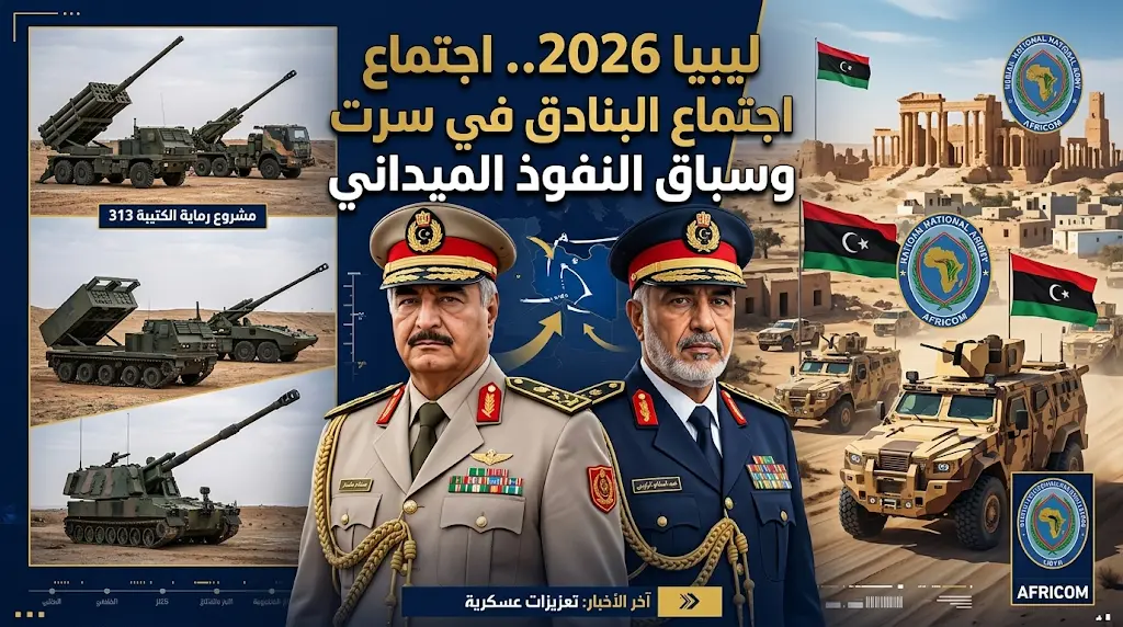 صدام حفتر والزوبي يلتقيان في سرت تحت إشراف أفريكوم لتنسيق مكافحة الإرهاب وحماية استثمارات الطاقة