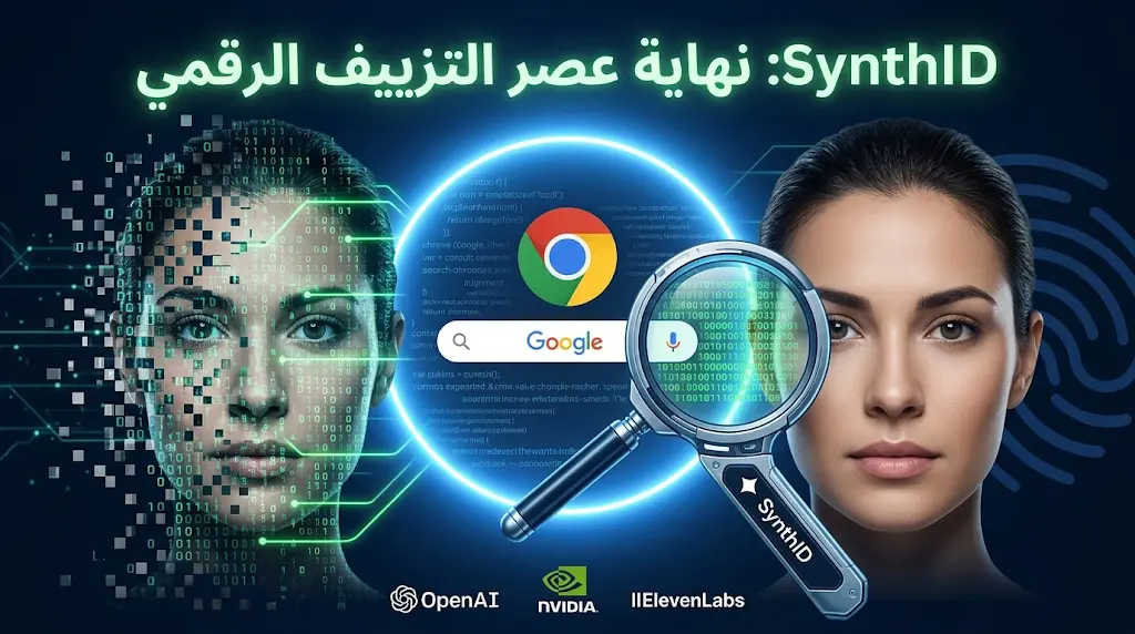 غوغل تعلن التوسع الأكبر لتقنية SynthID بالتعاون مع OpenAI وNvidia لمكافحة التضليل الرقمي