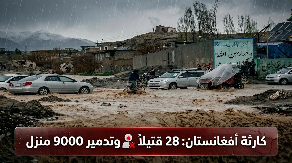 كارثة السيول في أفغانستان تدمر 9 آلاف منزل وتمحو 80 ألف فدان من الأراضي الزراعية