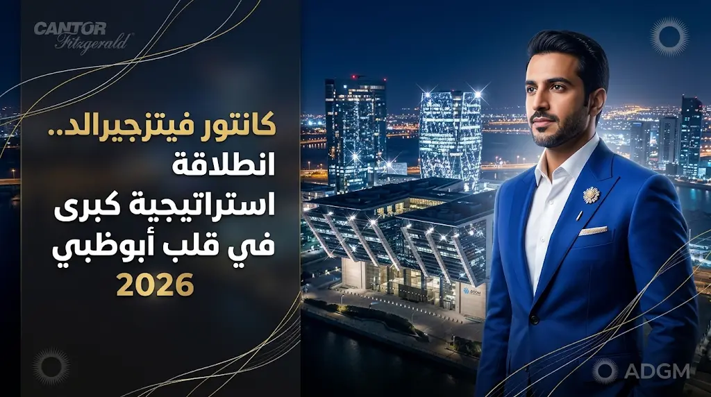 كانتور تبدأ مزاولة أنشطتها المالية في سوق أبوظبي العالمي لتعزيز توسعها الاستراتيجي في الخليج 2026