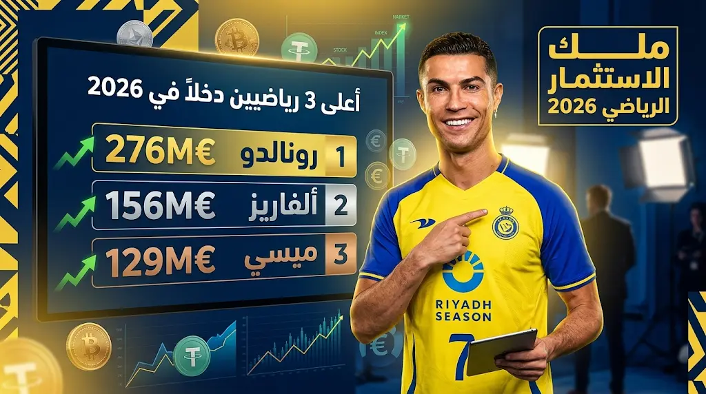 لماذا يتفوق رونالدو مالياً على ميسي في 2026؟.. الكشف عن قائمة أعلى 10 رياضيين دخلاً في العالم