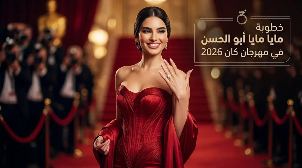 مايا أبو الحسن تعلن خطوبتها رسمياً من مهرجان كان السينمائي 2026 وتخطف الأنظار بإطلالة ملكية