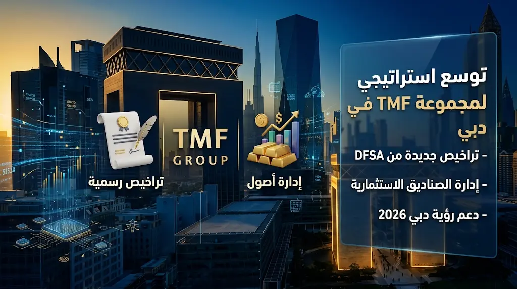 مجموعة TMF العالمية توسع نطاق عملياتها في مركز دبي المالي العالمي بحزمة تراخيص جديدة من DFSA