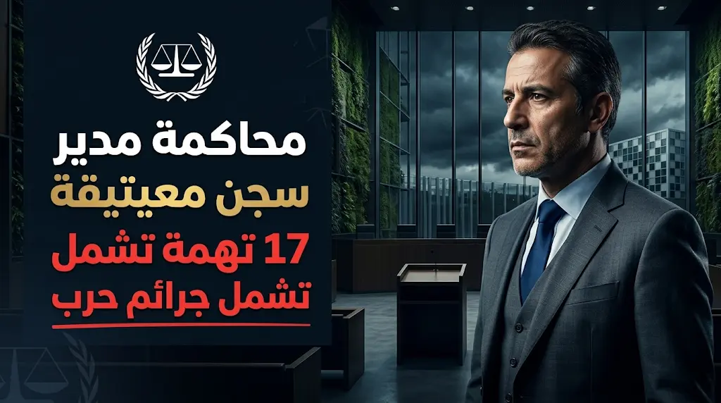محاكمة تاريخية في لاهاي لمدير سجن معيتيقة السابق خالد الهشري لمواجهة 17 تهمة بجرائم ضد الإنسانية