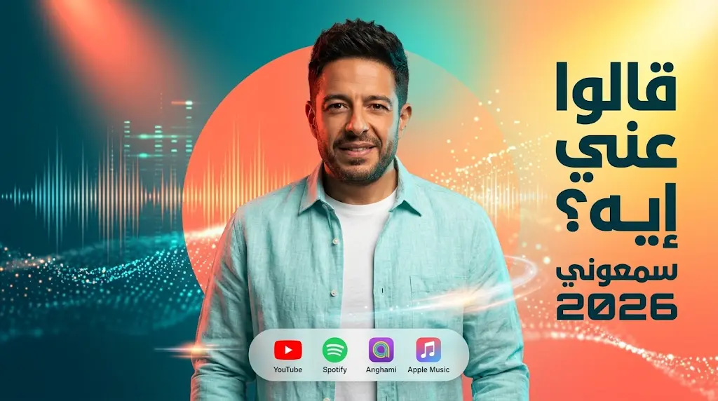 محمد حماقي يطرح أغنية قالوا عني إيه رسمياً كأولى مفاجآت ألبومه الجديد سمعوني لموسم صيف 2026
