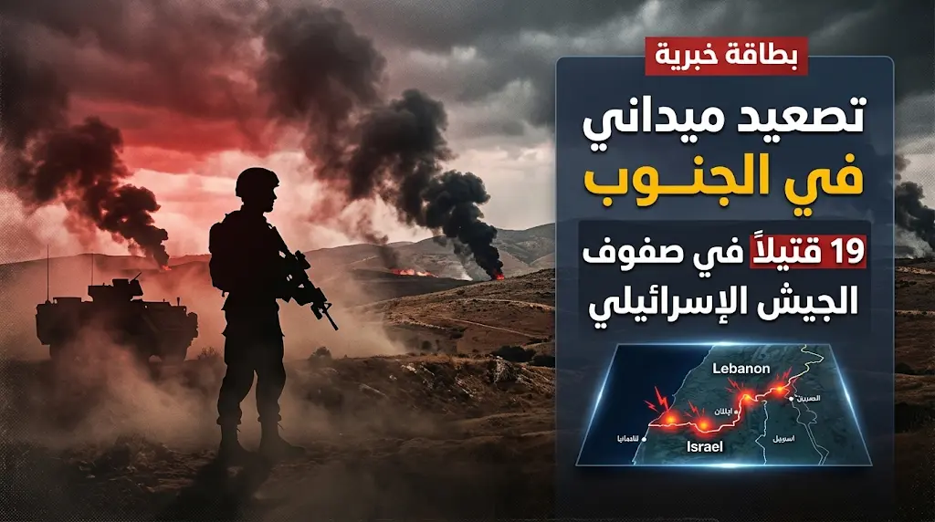 مقتل جندي إسرائيلي وإصابة آخر بجروح بليغة في اشتباكات عنيفة بجنوب لبنان