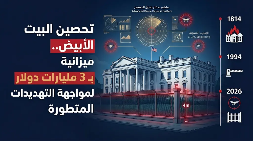 مقتل مسلح حاول اختراق البيت الأبيض في مايو 2026 والخدمة السرية ترفع ميزانية الحماية لثلاثة مليارات دولار
