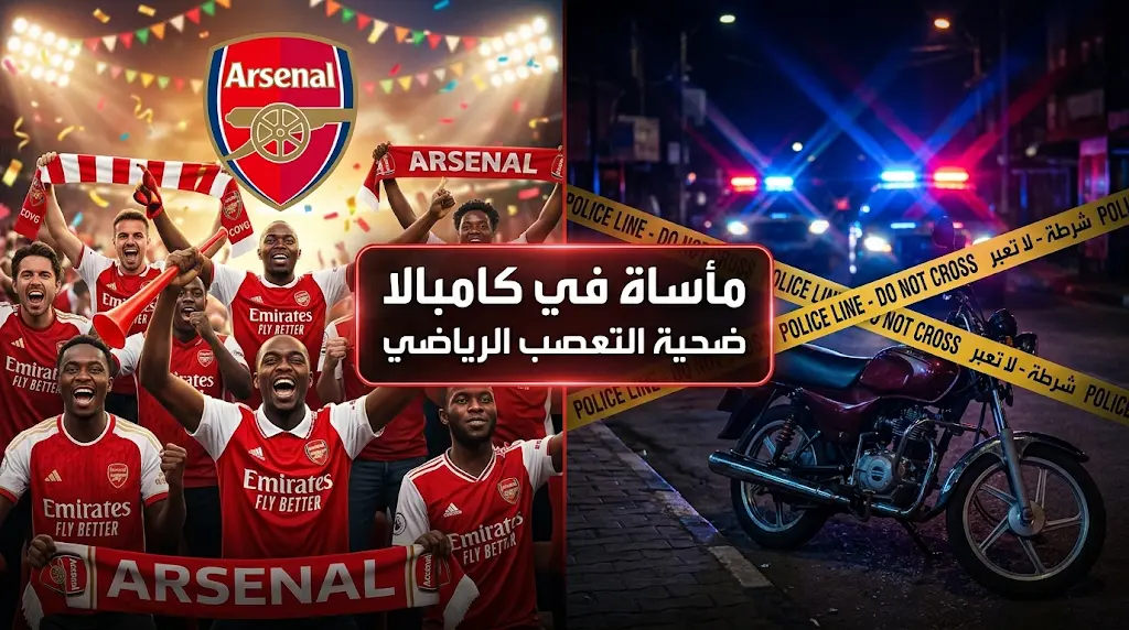 مقتل مشجع لنادي أرسنال في أوغندا بعد مشادة مع مشجع لمانشستر يونايتد عقب التتويج بالدوري الإنجليزي 2026