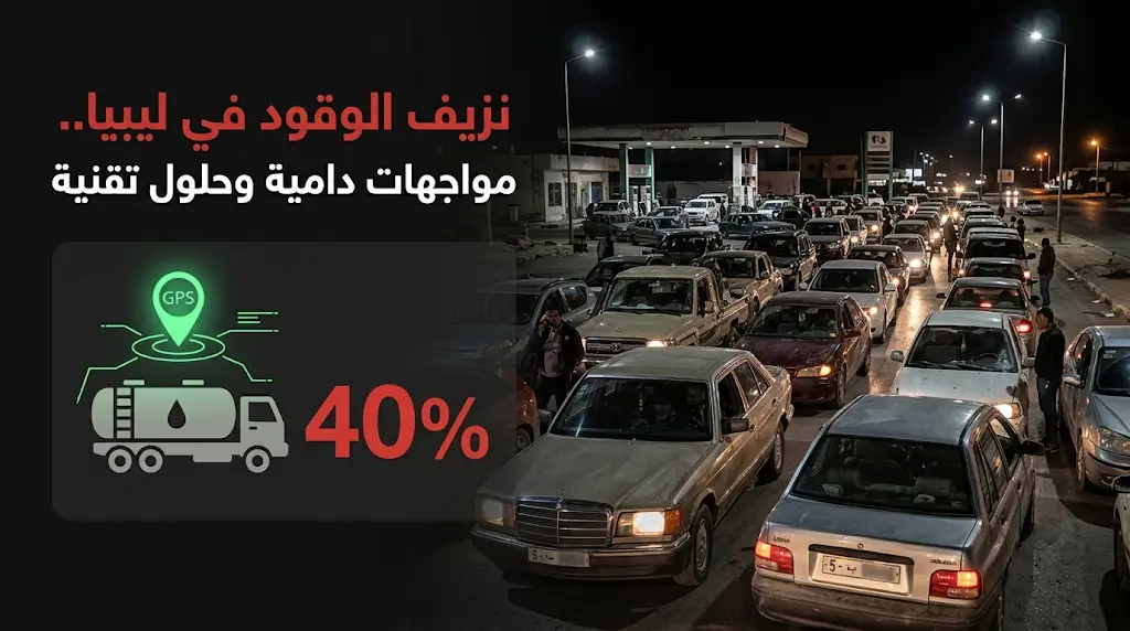 مقتل مواطن في اشتباكات مسلحة أمام محطات الوقود بالزاوية وأزمة نقص المحروقات تشل مدن غرب ليبيا