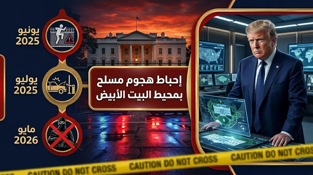 مقتل نصير بيست أمام البيت الأبيض والتحقيقات تكشف محاولتي تسلل سابقتين للجاني خلال عام 2025