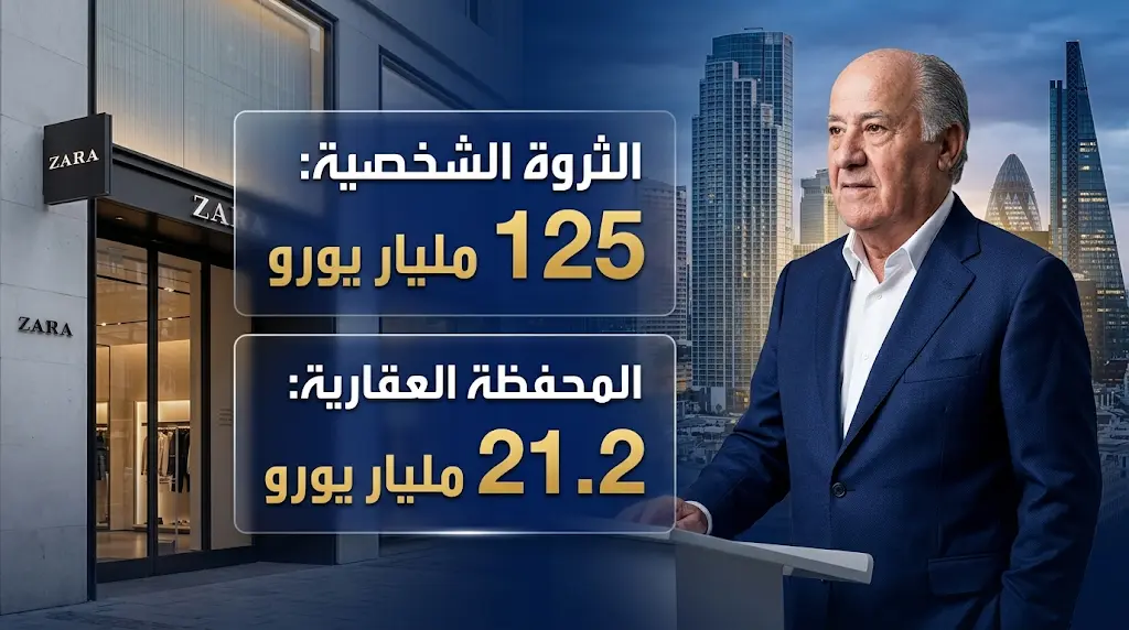 من الموضة إلى ناطحات السحاب.. كيف أصبح مؤسس زارا أقوى ملك عقارات في العالم بمحفظة تتجاوز 21 مليار يورو؟
