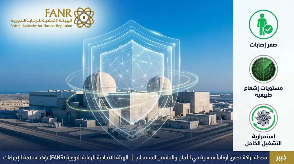 منظومة الدفاع العميق في محطة براكة تحبط محاولة استهداف بطائرة مسيرة وتضمن استمرار تدفق الطاقة النظيفة