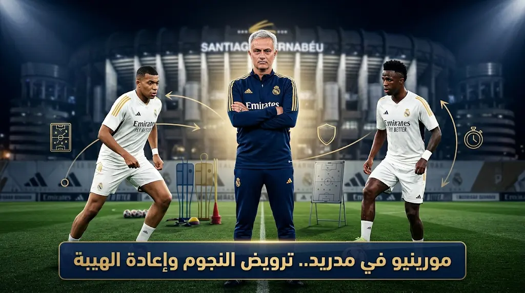 مورينيو يبدأ مهمته في ريال مدريد اليوم بتحديات كبرى لترويض مبابي وفينيسيوس جونيور
