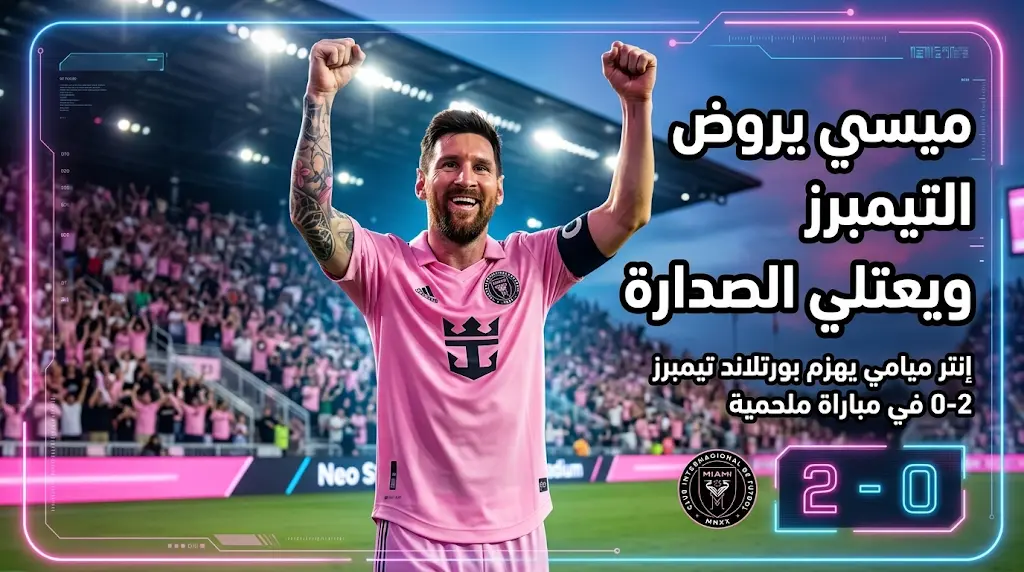 ميسي يقود إنتر ميامي لصدارة المنطقة الشرقية ويوجه رسالة قوية قبل انطلاق مونديال 2026