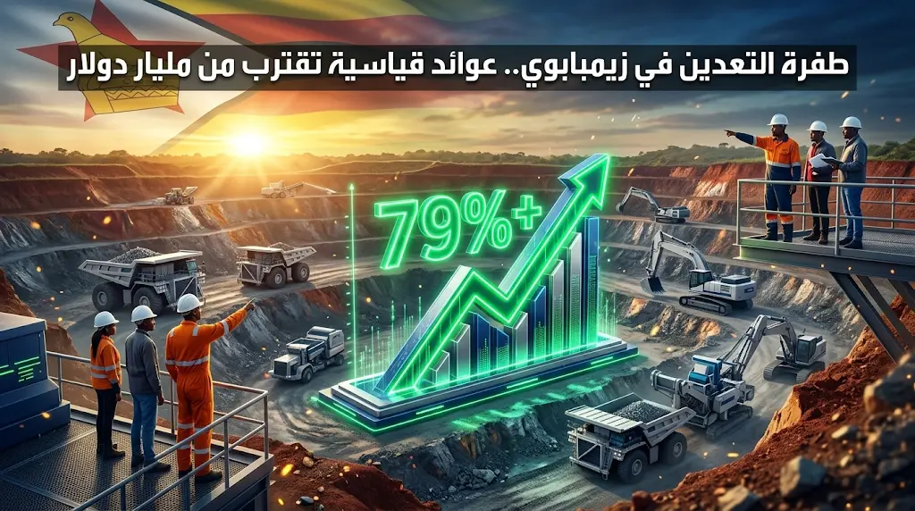 نجاح سياسة حظر تصدير الخام يقفز بعوائد التعدين في زيمبابوي بنسبة 79 بالمئة خلال عام 2026