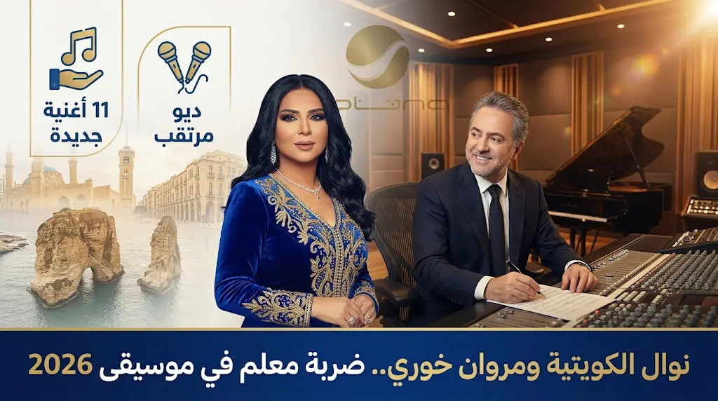 نوال الكويتية تعلن رسمياً عن ديو غنائي مع مروان خوري وتكشف ملامح ألبومها الجديد المكون من 11 أغنية