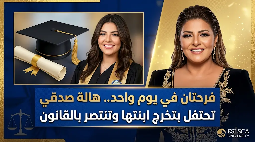 هالة صدقي تجمع بين فرحة تخرج ابنة شقيقها هايا والانتصار القضائي بحكم نهائي ضد شاليمار شربتلي