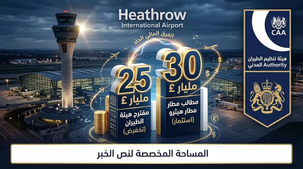 هيئة تنظيم الطيران المدني البريطانية تنهي احتكار إدارة مطار هيثرو لمشاريع التطوير الكبرى