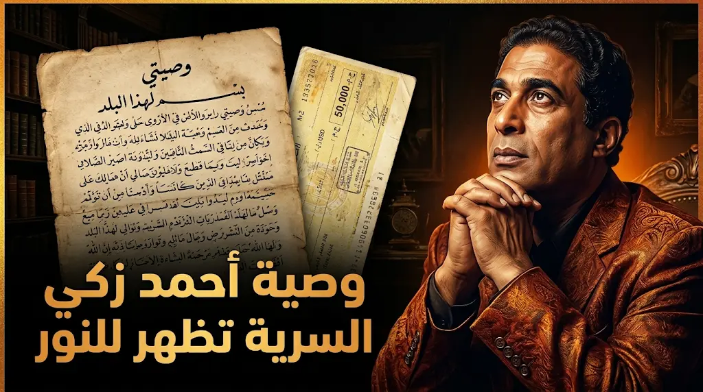 وثيقة مسربة بخط يد أحمد زكي تكشف وصيته السرية لاستبعاد عائلة هالة فؤاد من الوصاية على ابنه هيثم