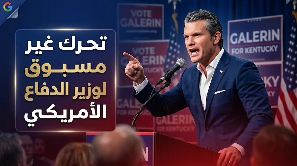 وزير الدفاع الأمريكي يشارك في تجمع انتخابي بكنتاكي تزامنا مع قرار ترامب تأجيل ضربة ضد إيران