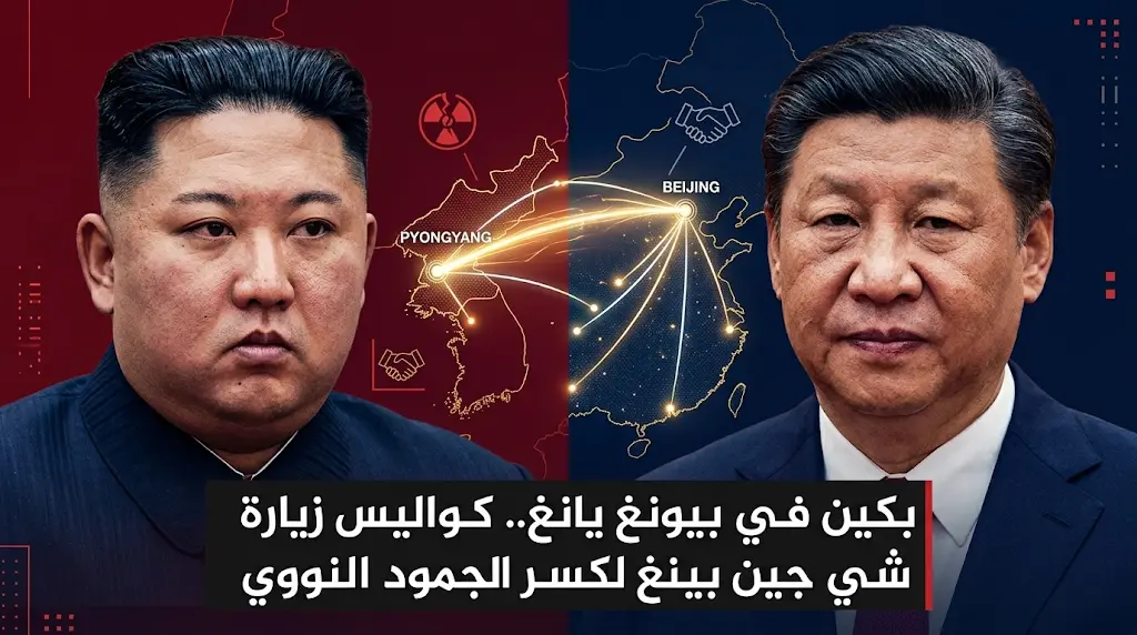 وصول فرق أمنية صينية إلى بيونغ يانغ تمهيداً لزيارة وشيكة يعتزم الرئيس شي جين بينغ القيام بها الأسبوع المقبل