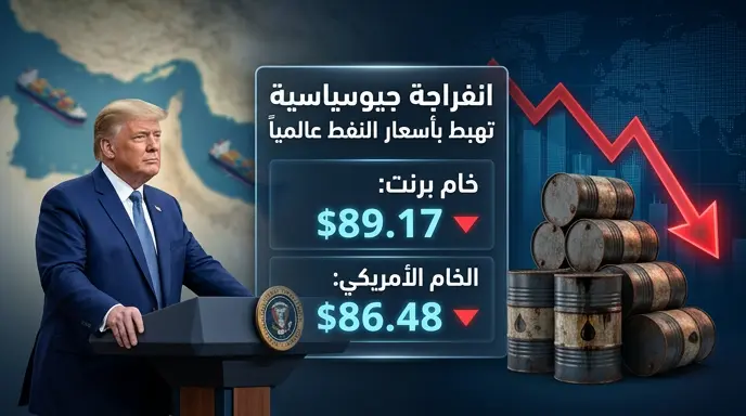 أسعار النفط اليوم الجمعة 12-6-2026 تهبط عالمياً بعد قرار ترامب إلغاء الضربات العسكرية ضد إيران