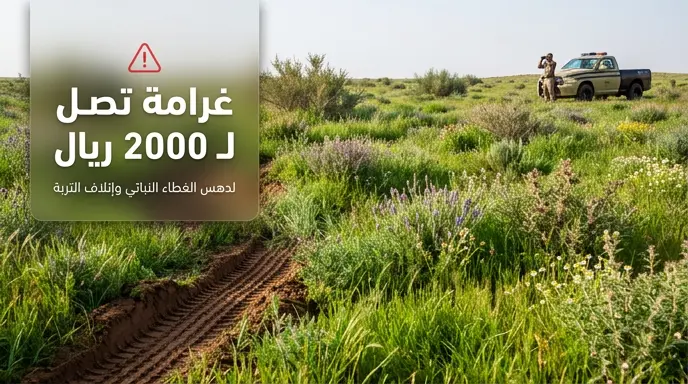 إجراءات حازمة لحماية الغطاء النباتي.. 2000 ريال غرامة دخول المركبات للروضات بالمحميات الملكية