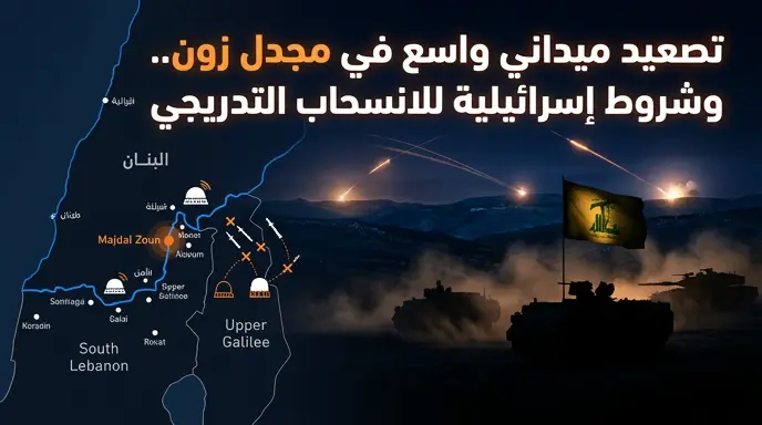 اشتباكات عنيفة في مجدل زون وتدمير آليات إسرائيلية خلال مواجهات ميدانية واسعة جنوب لبنان