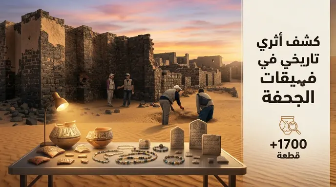 اكتشافات أثرية في ميقات الجحفة تكشف بقايا مدينة إسلامية مندثرة وشواهد قبور من العصرين الأموي والعباسي