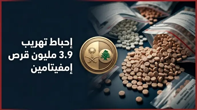 الداخلية السعودية تعلن إحباط تهريب 3.9 مليون قرص إمفيتامين في لبنان بناءً على معلومات استباقية
