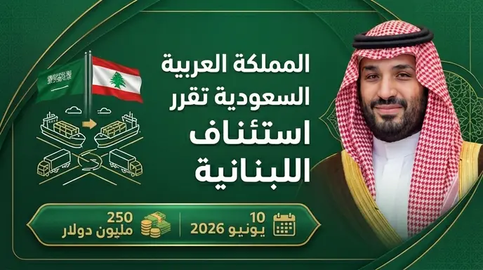 السعودية تنهي توقفاً دام 5 أعوام وتوجه باستئناف دخول الصادرات اللبنانية إلى أسواق المملكة