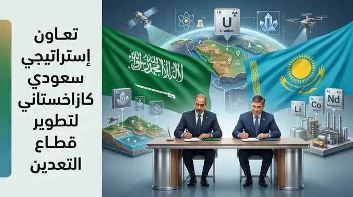 السعودية وكازاخستان توقعان مذكرة تفاهم لتعزيز التعاون الإستراتيجي في قطاع التعدين والثروة المعدنية