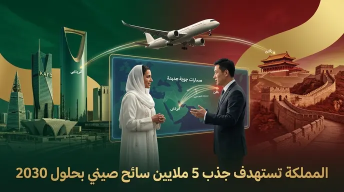 المباحثات السعودية الصينية تستهدف جذب 5 ملايين سائح صيني للمملكة بحلول عام 2030