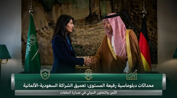 المملكة وألمانيا تبحثان في الرياض مستجدات الأوضاع الإقليمية وتطورات الأزمة السودانية وجهود تعزيز الاستقرار العالمي