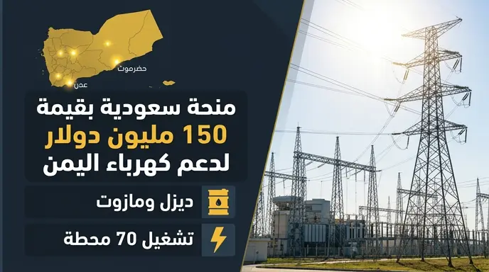 بدء تنفيذ خطة تحسين كفاءة توليد الطاقة في اليمن بمنحة سعودية قيمتها 150 مليون دولار