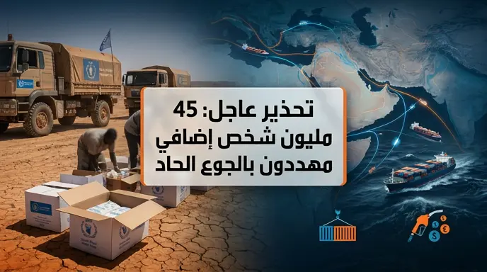 برنامج الأغذية العالمي يحذر من كارثة إنسانية قد تدفع 45 مليون شخص إضافي نحو الجوع الحاد